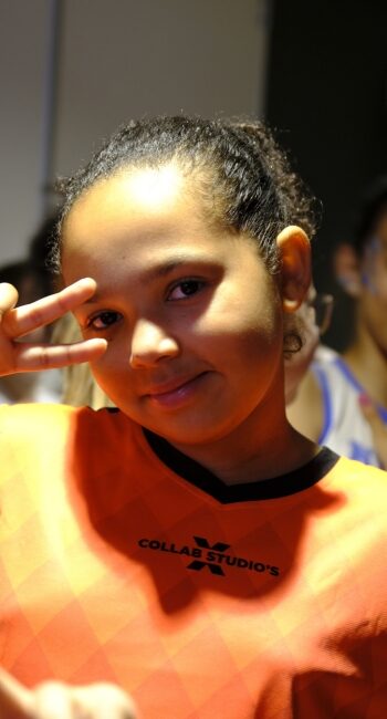 Dansende kids die streetdance doen bij dansschool collab studios